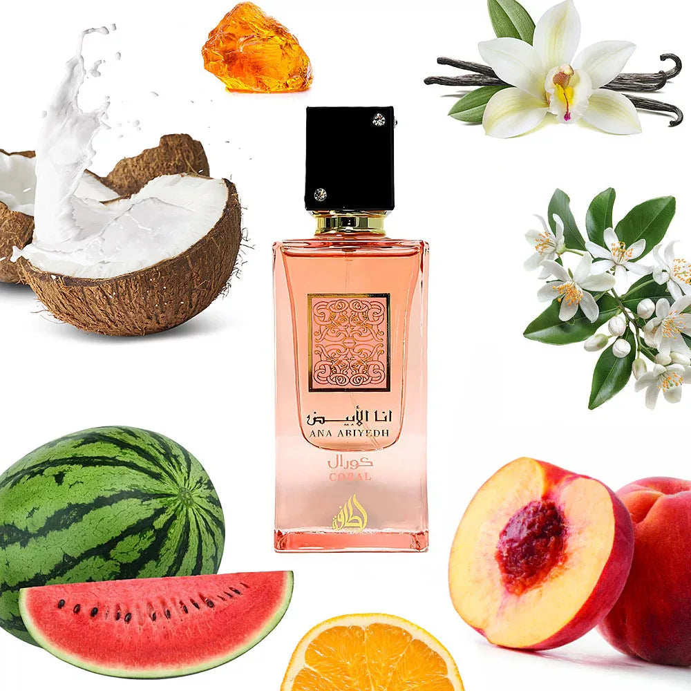 Lattafa Ana Abiyedh Coral Eau de Parfum 60 ml nőknek